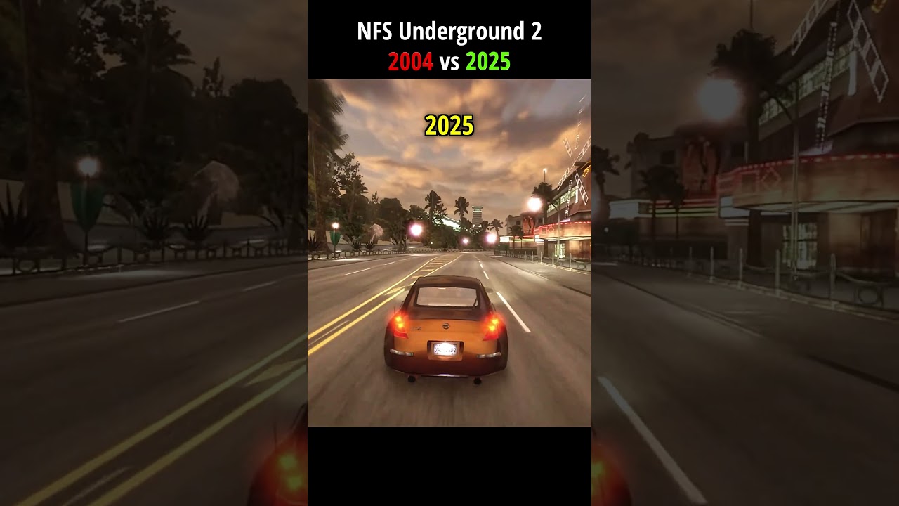 NFS Underground 2: Original vs Remastered (2004-2025) 🚗