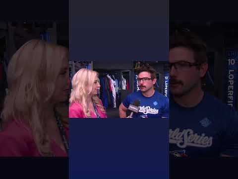 Addison Barger slept on Davis Schneider’s couch ahead of Game 1 of the World Series 😂 #worldseries