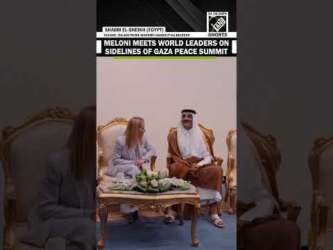 Italian PM Giorgia Meloni meets World Leaders on sidelines of Gaza Peace Summit