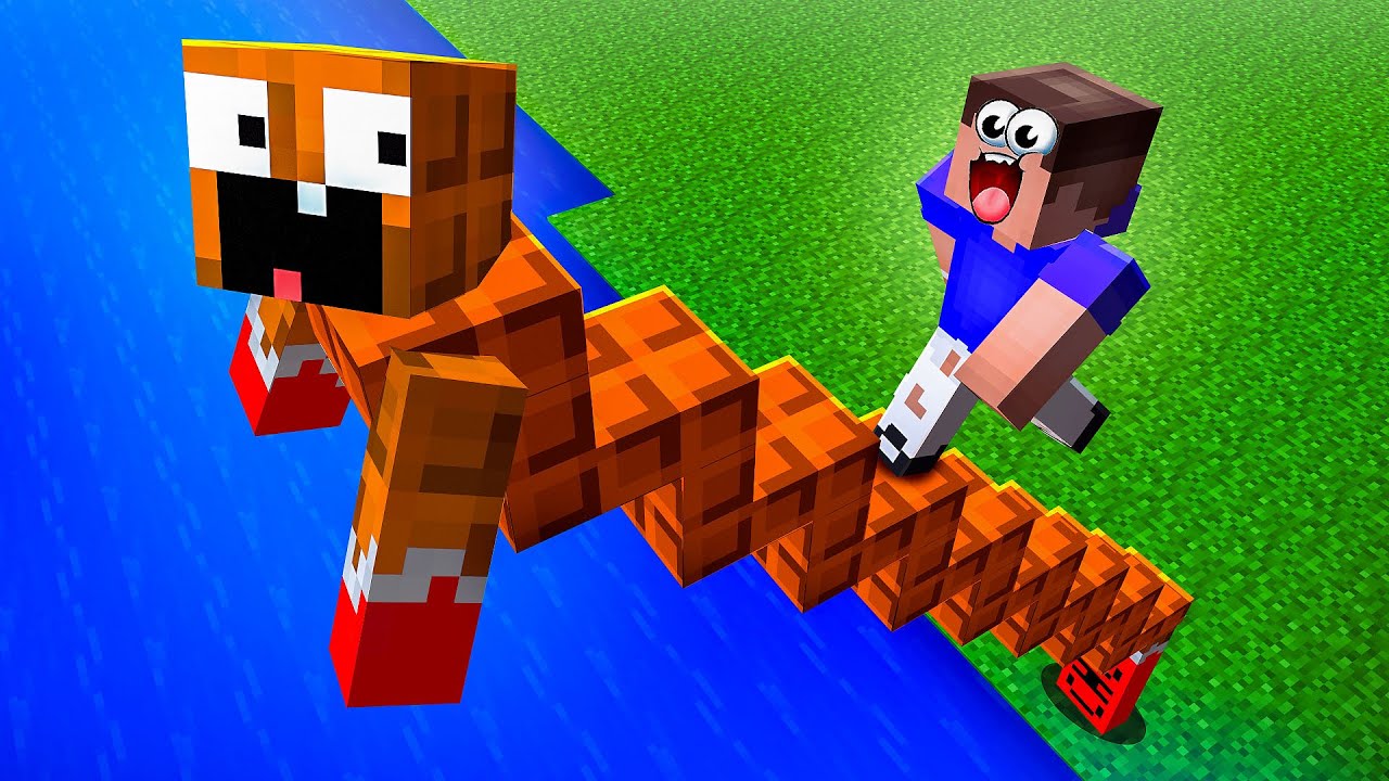 Друг в сломанном Minecraft и навсегда забанен! 😱