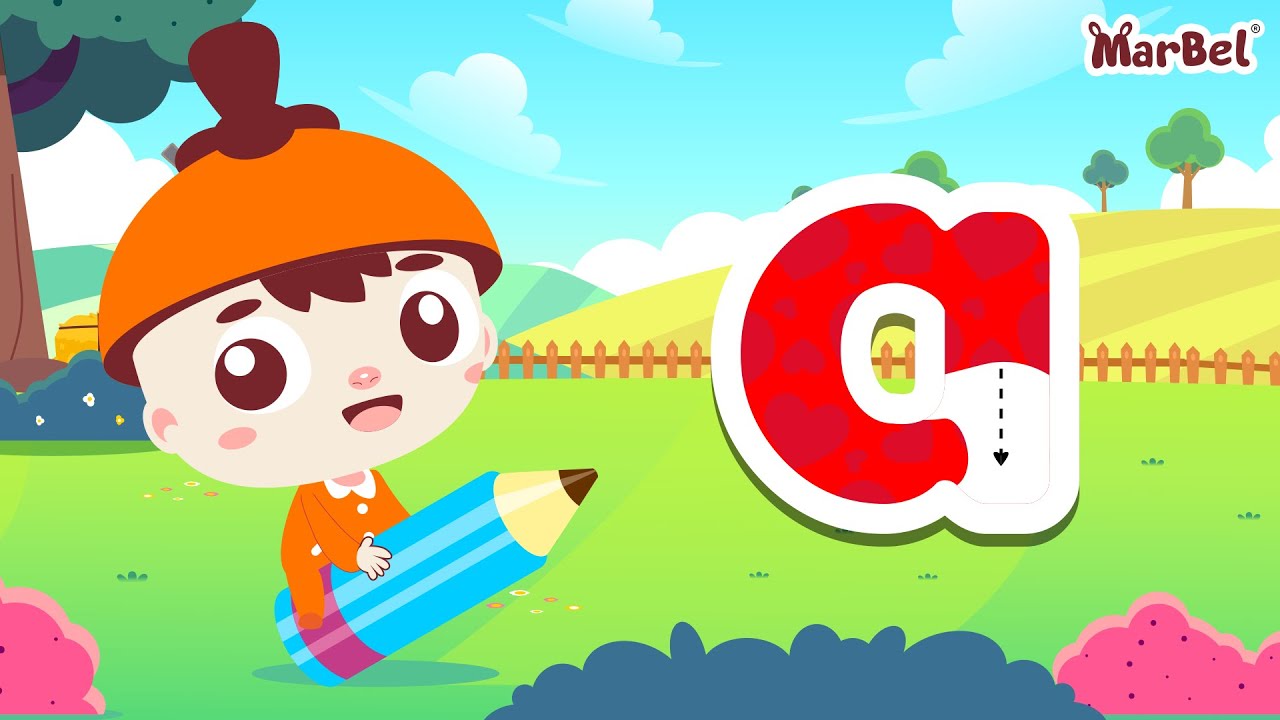 Belajar Huruf a-z dan Menulis Bersama Marbel | Marbel | Mari Belajar Sambil Bermain