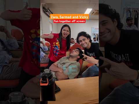 Zara, Sarmad and Vicky fun | Judwaa drama Episode 32 33 34 bts #ainaasif #judwaa #pakistanidrama