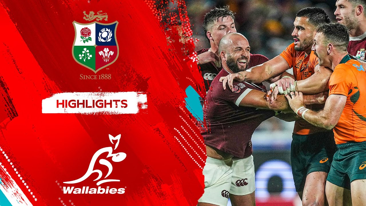 Australia vs British & Irish Lions 3rd Test Highlights 🏉