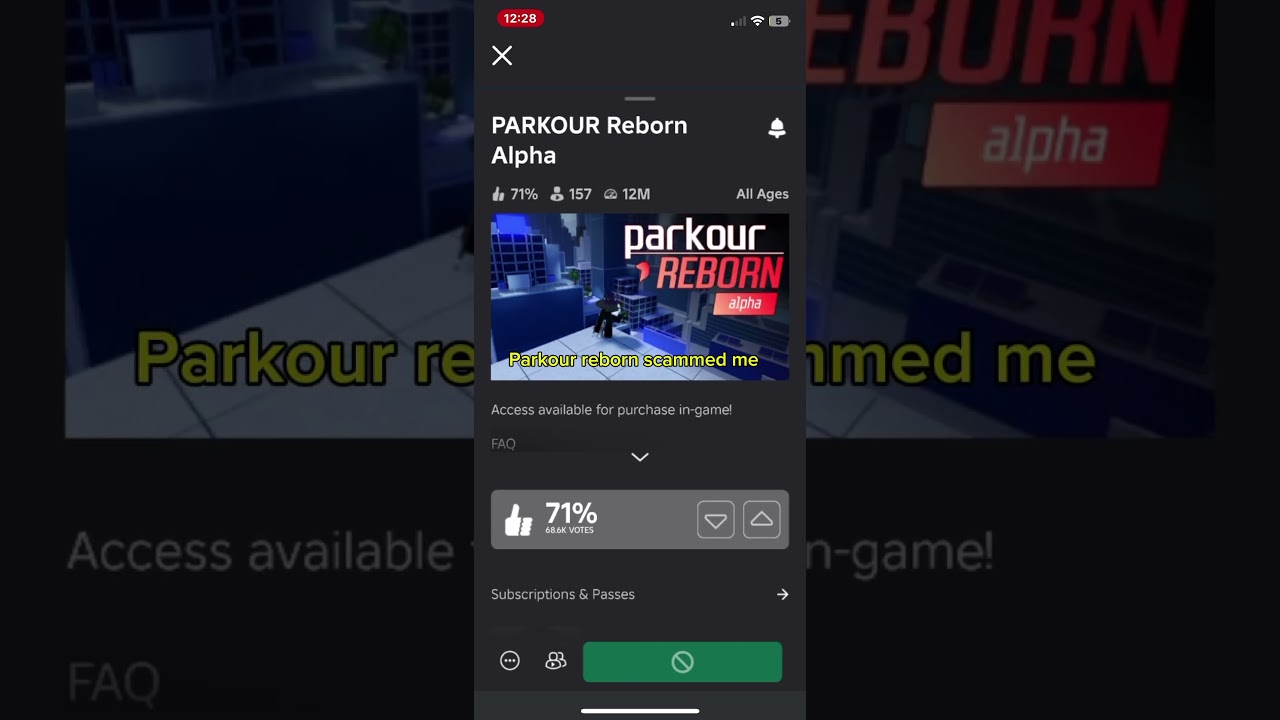Avoid Paying for Parkour Reborn on Mobile