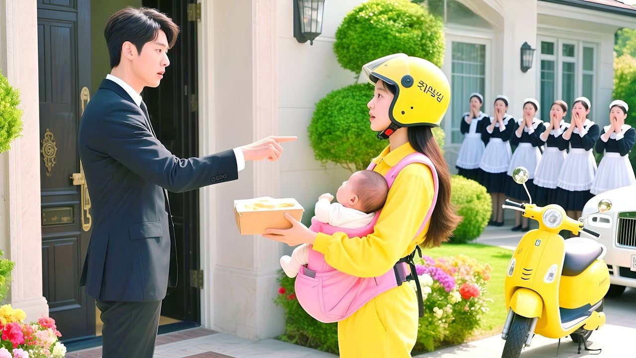 عاملة توصيل تتعرض للإهانة بسبب طفلها.. ولقاء غير متوقع مع شاب وسيم يغير مجرى الأحداث 🚚❤️