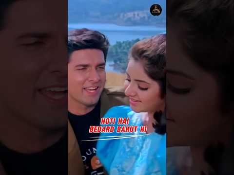 💔 Hoti Hai Bedard Bahut | Divya Bharti Sad Love Song | 90s Emotional Short | Kumar Sanu | #AtbGaana2