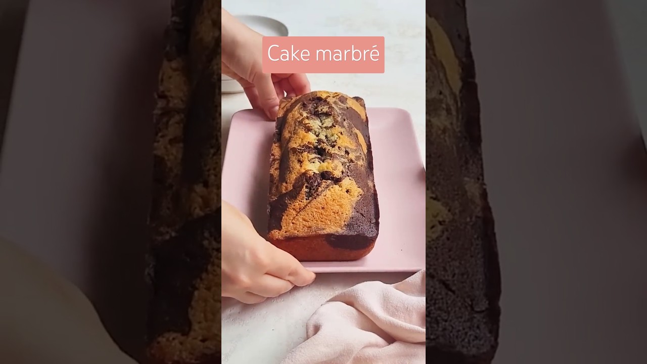 Cake Marbré Vanille-Chocolat 🍫
