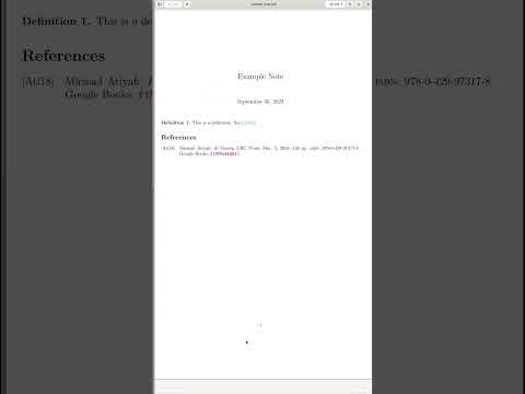 Take notes with LaTeX #notes #math #science #research #coding #zettelkasten #system