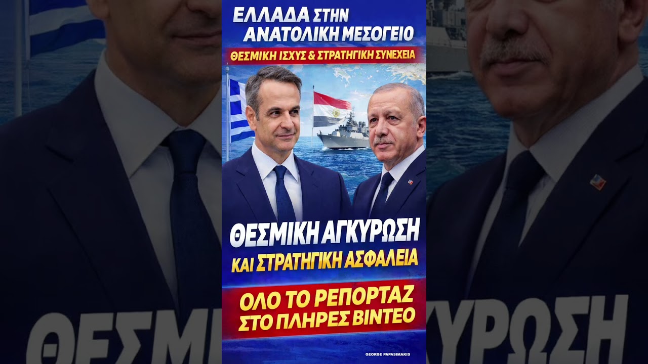 Ελλάδα: Θεσμικό Πλεονέκτημα στην Ανατολική Μεσόγειο 🇬🇷