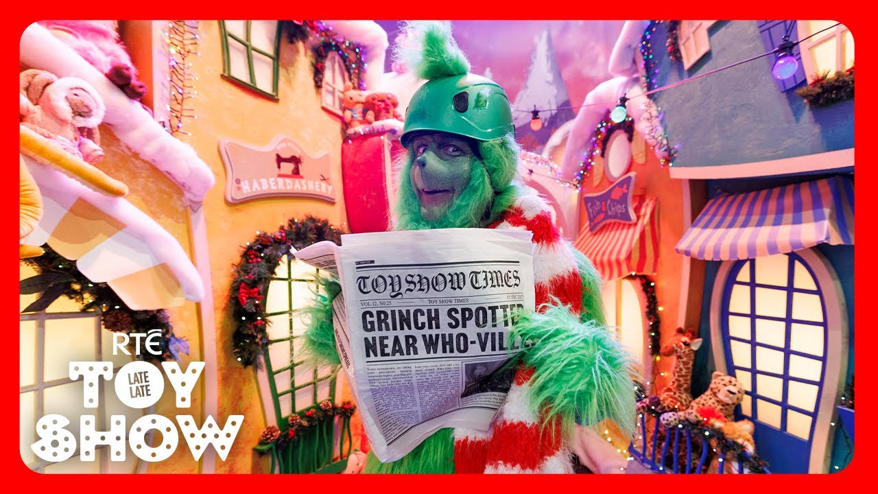 Grinch Opening with Liam Neeson | Toy Show 2025 🎄