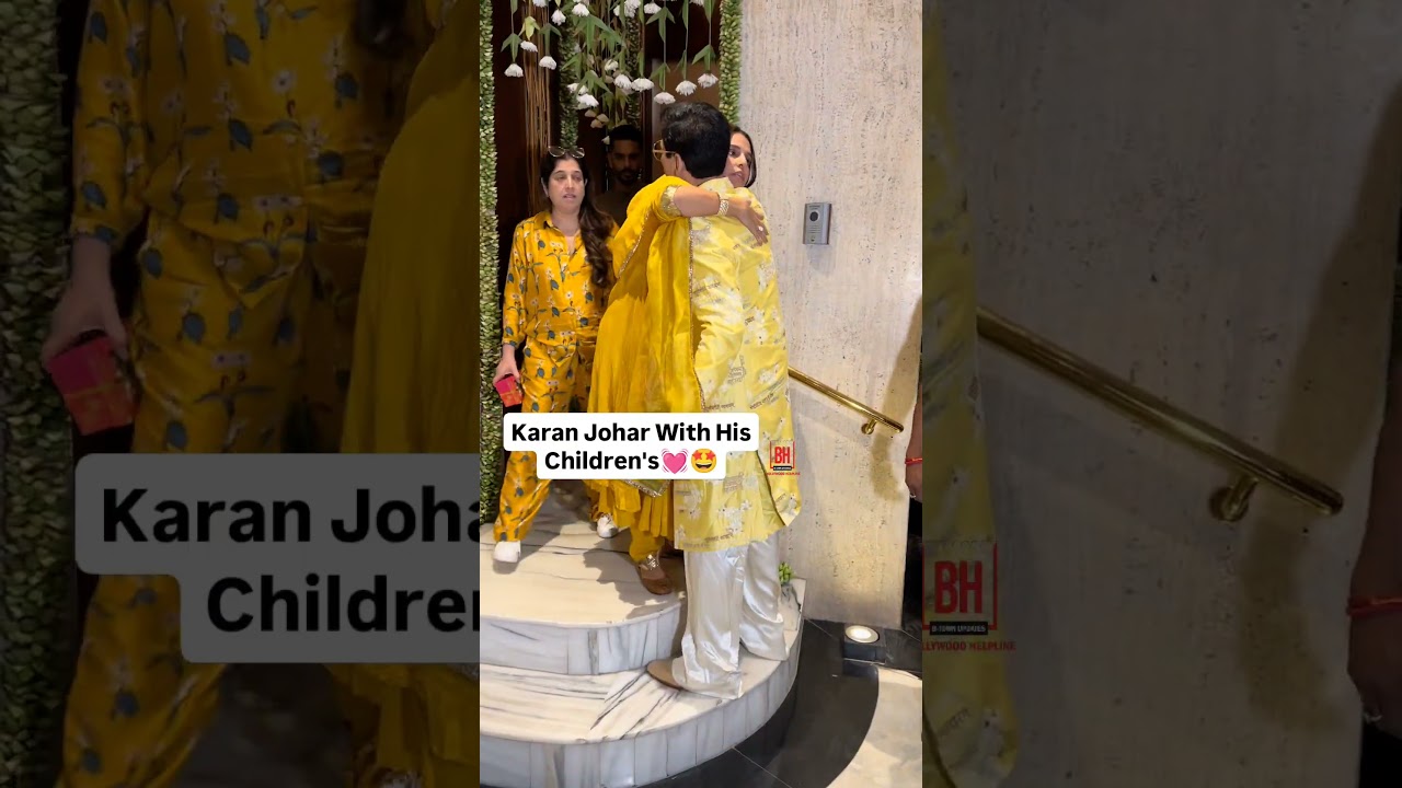 Karan Johar Celebrates Ganpati with Family at Manish Malhotra’s House 🎉