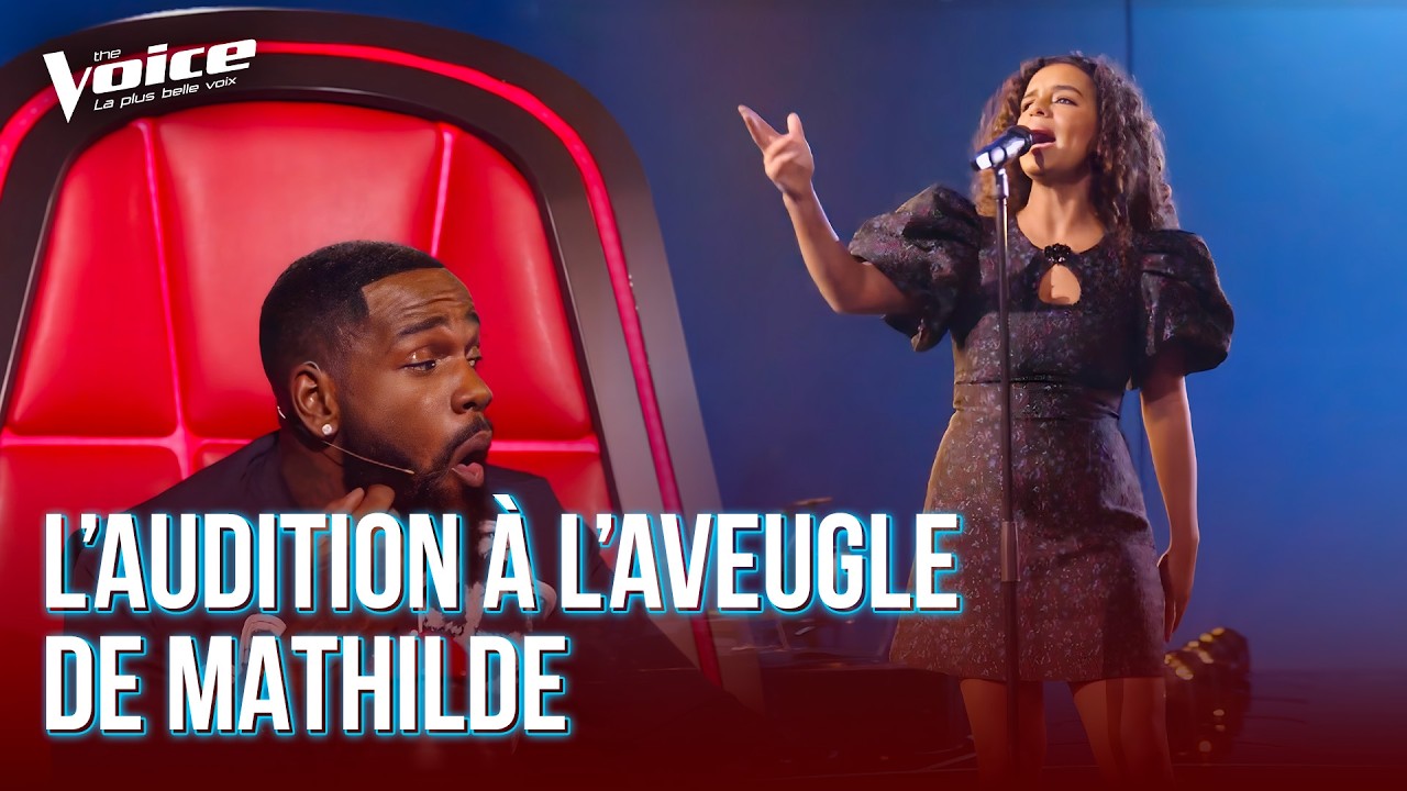 "Le bleu lumière" de Cerise Calixte | Mathilde | The Voice 2026 | Auditions à l'aveugle