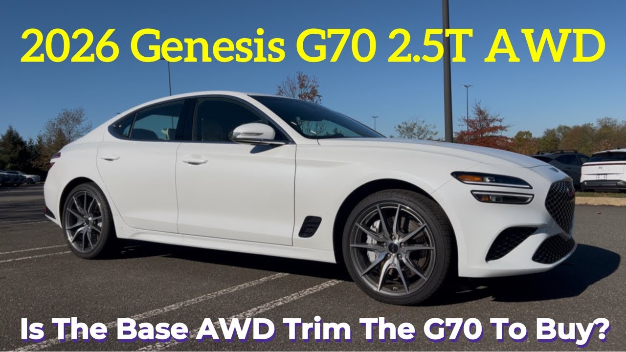 2026 Genesis G70 2.5T AWD: Is It the Most Underrated? 🚗