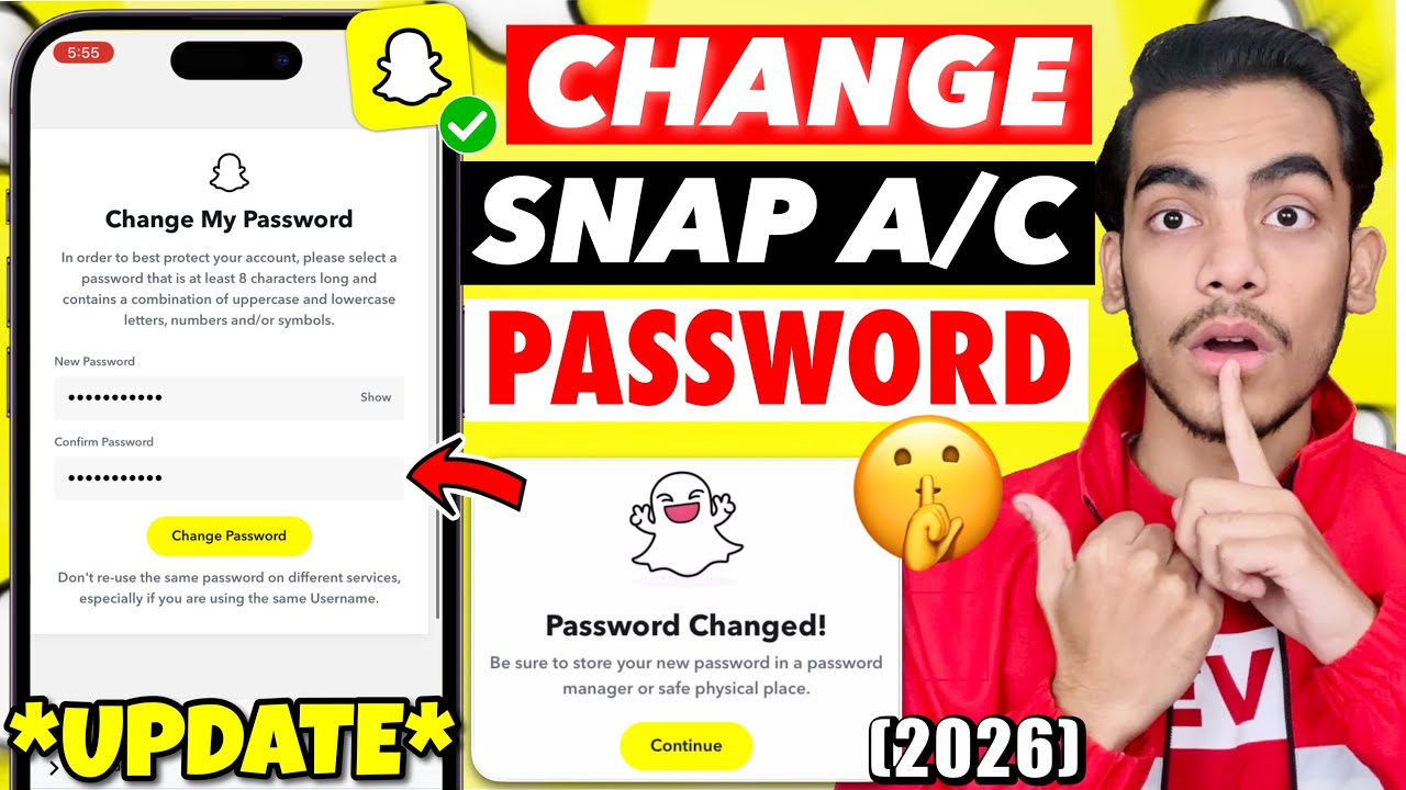 Change Snapchat Password 2026 🔑