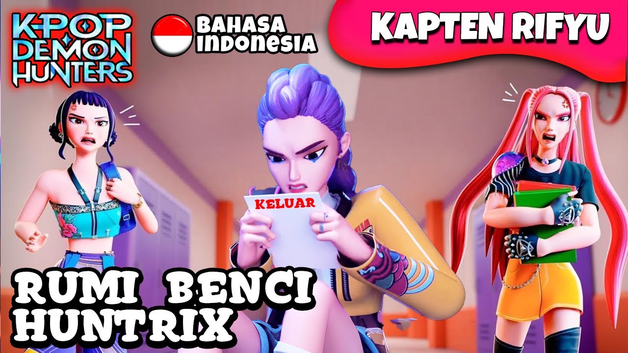 RUMI Benci Huntrix π K-POP Demon Hunter Bahasa Indonesia | Fandub Seru!