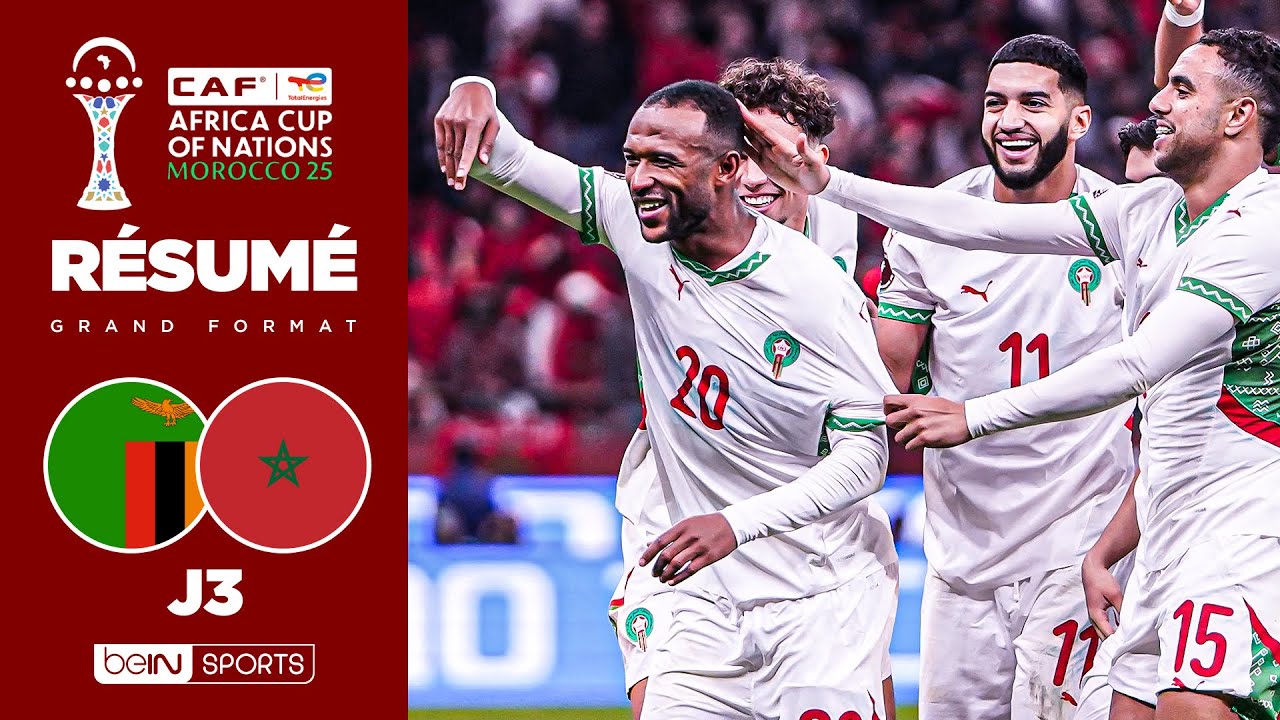 Maroc élimine la Zambie grâce à El Kaabi et Diaz ⚽