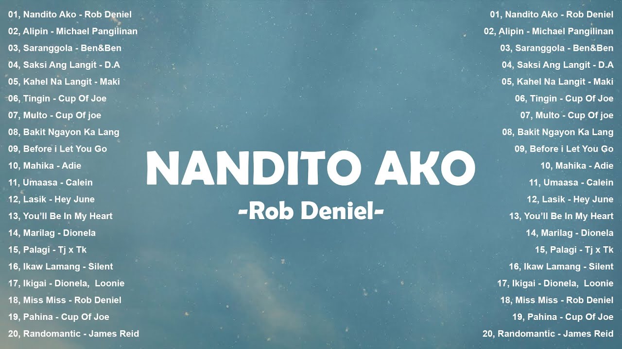 Rob Deniel's 'Nandito Ako' Cover & Lyrics πΆ