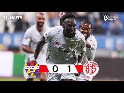 Eyüpspor (0-1) Antalyaspor - Highlights/Özet | Trendyol Süper Lig - 2025/26