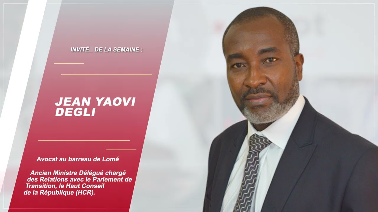 Invité de Dimanche : Jean Yaovi DEGLI sur SEPT POLITIQUE