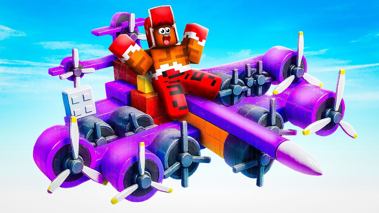 Кринжовый самолёт в Roblox: не взлетает ✈️