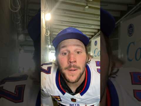 BUG DUBS (ft. a nose check) 😂 #joshallen #billsmafia #shorts #celly #celebration