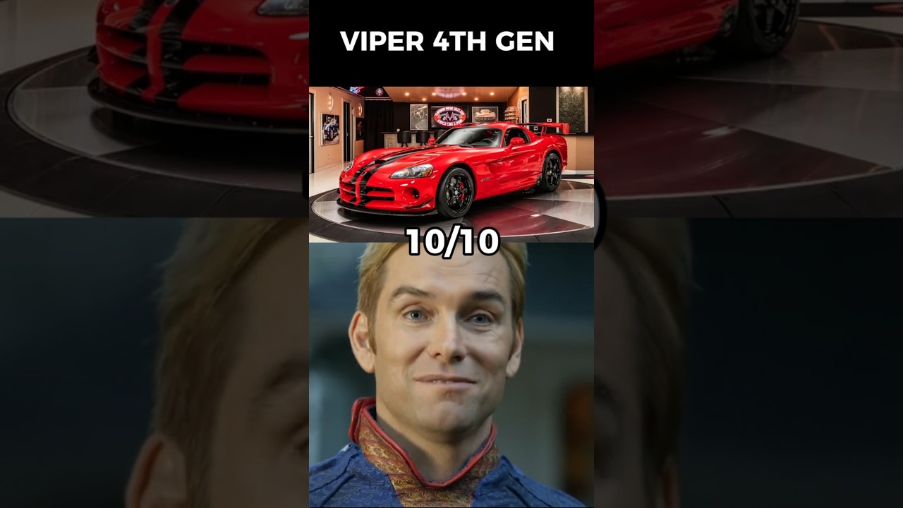 Dodge Viper Generations Ranked 🚗