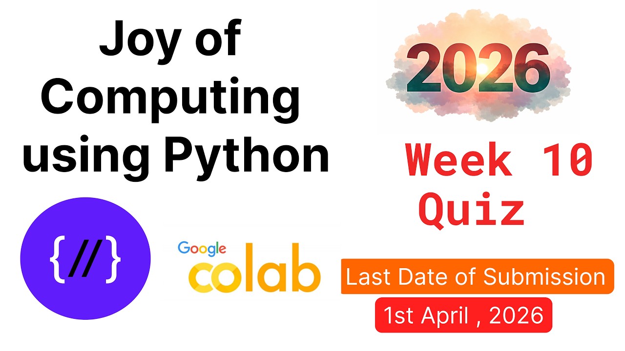 NPTEL Joy of Computing Python Week 10 Quiz Answers 2026