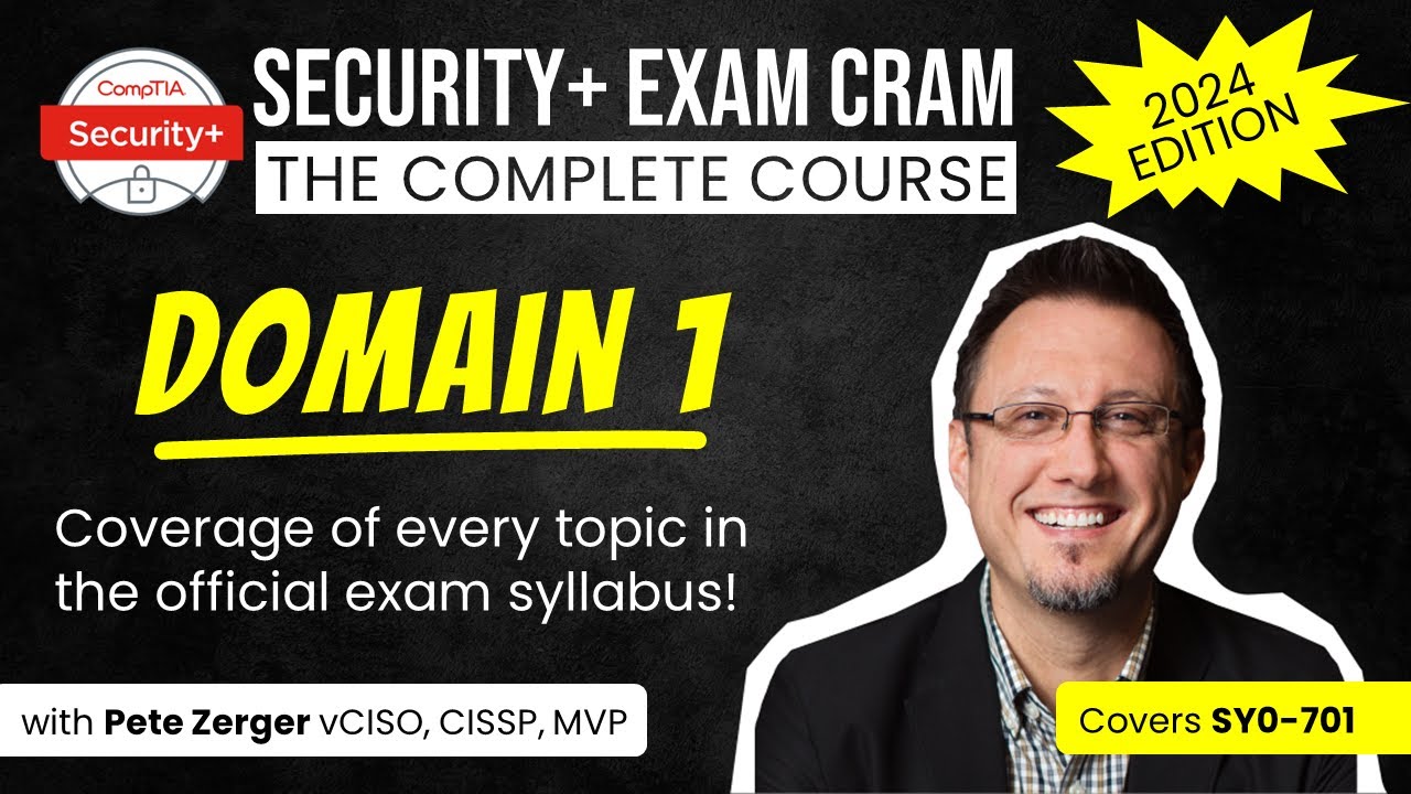 Master DOMAIN 1 of CompTIA Security+ SY0-701 | Complete Exam Prep for 2024 🔐