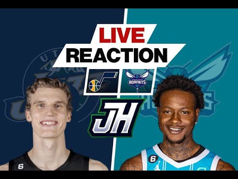 Utah Jazz vs Charlotte Hornets NBA Livestream Reaction and Play by Play