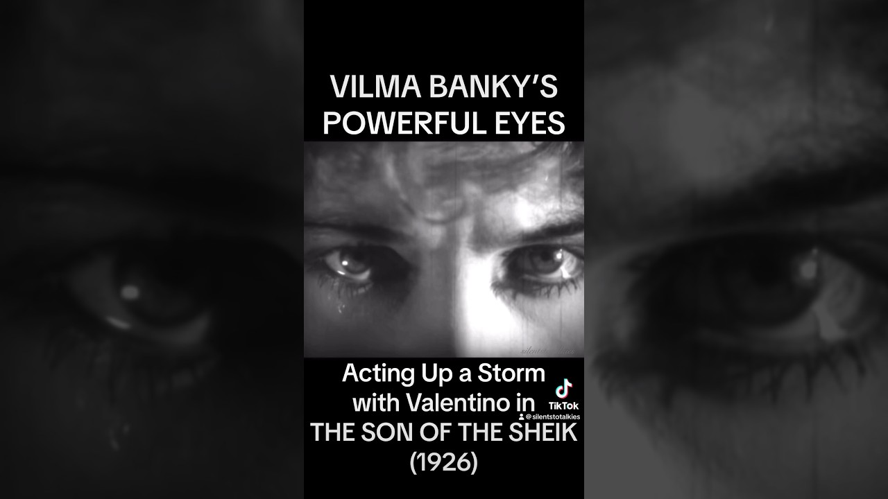 Wow! #vilmabanky #silentmovies #silentfilms #silentfilm  #moviestars #rudolphvalentino
