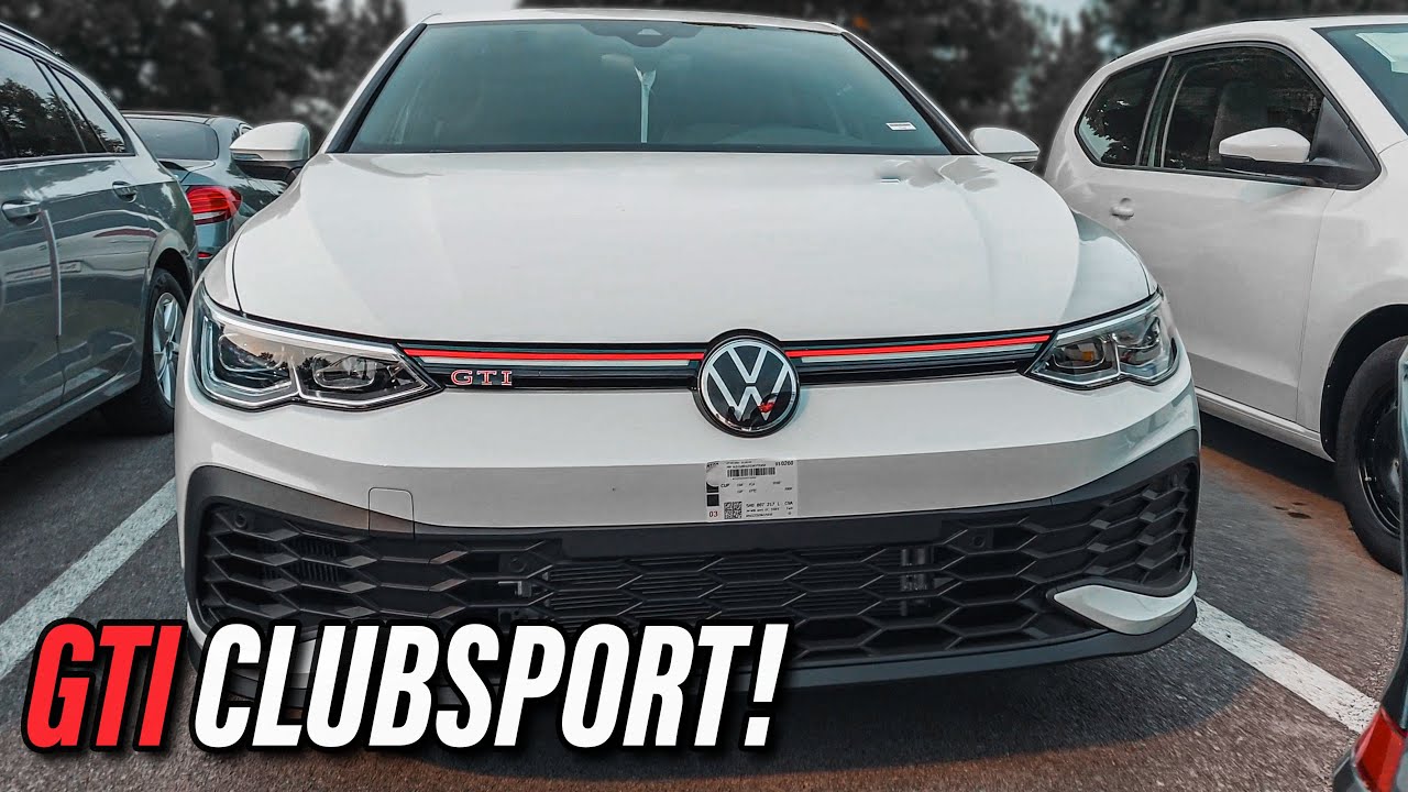 2021 VW Golf 8 GTI Clubsport 2.0 TSI DSG (300hp) in Stunning Oryx White Pearl | 4K Overview