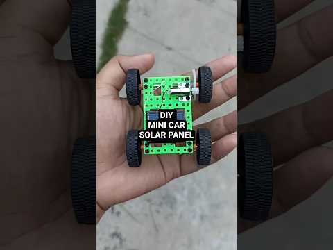 Mini Car Solar Panel #shortsfeed #shorts #shortsvideo #solarsystem #toys