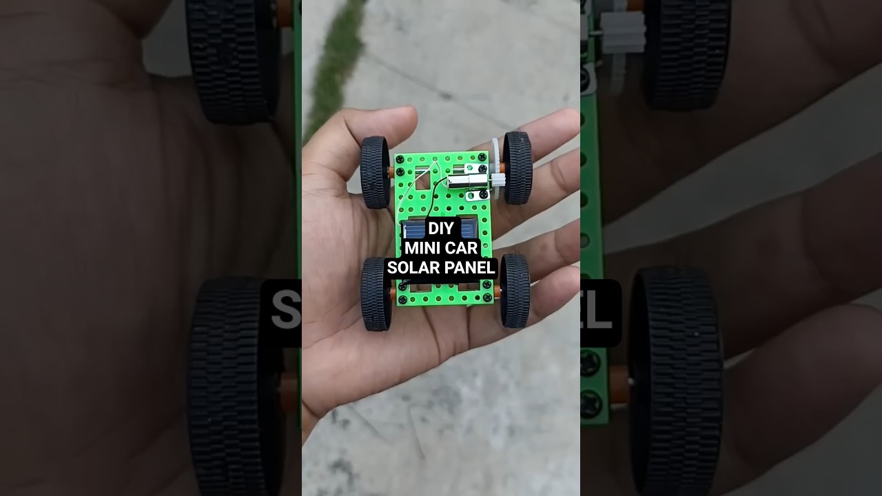 Mini Car Solar Panel 🌞 – Fun & Eco-Friendly Toy!