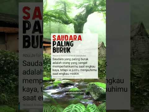 Saudara Paling Buruk #motivasidiri7437 #youtubeshorts #shorts #motivasihidup #katabijak