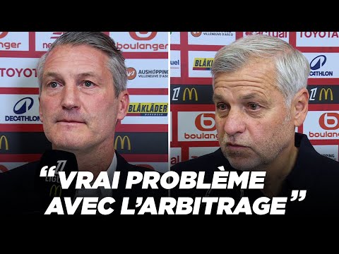 Lille - Lyon : Les COUPS DE GUEULE d'Olivier Létang et Bruno Genesio sur l'ARBITRAGE !
