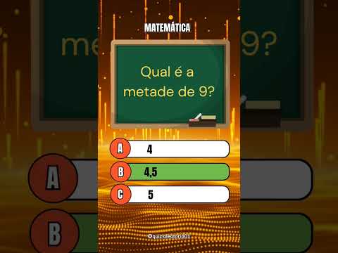 Quiz de matemática 5 ano #quiz #matemática