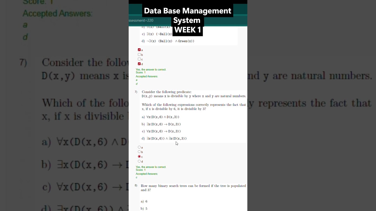 NPTEL DBMS Week 0 Assignment Answers (Jul-Dec 2025)
