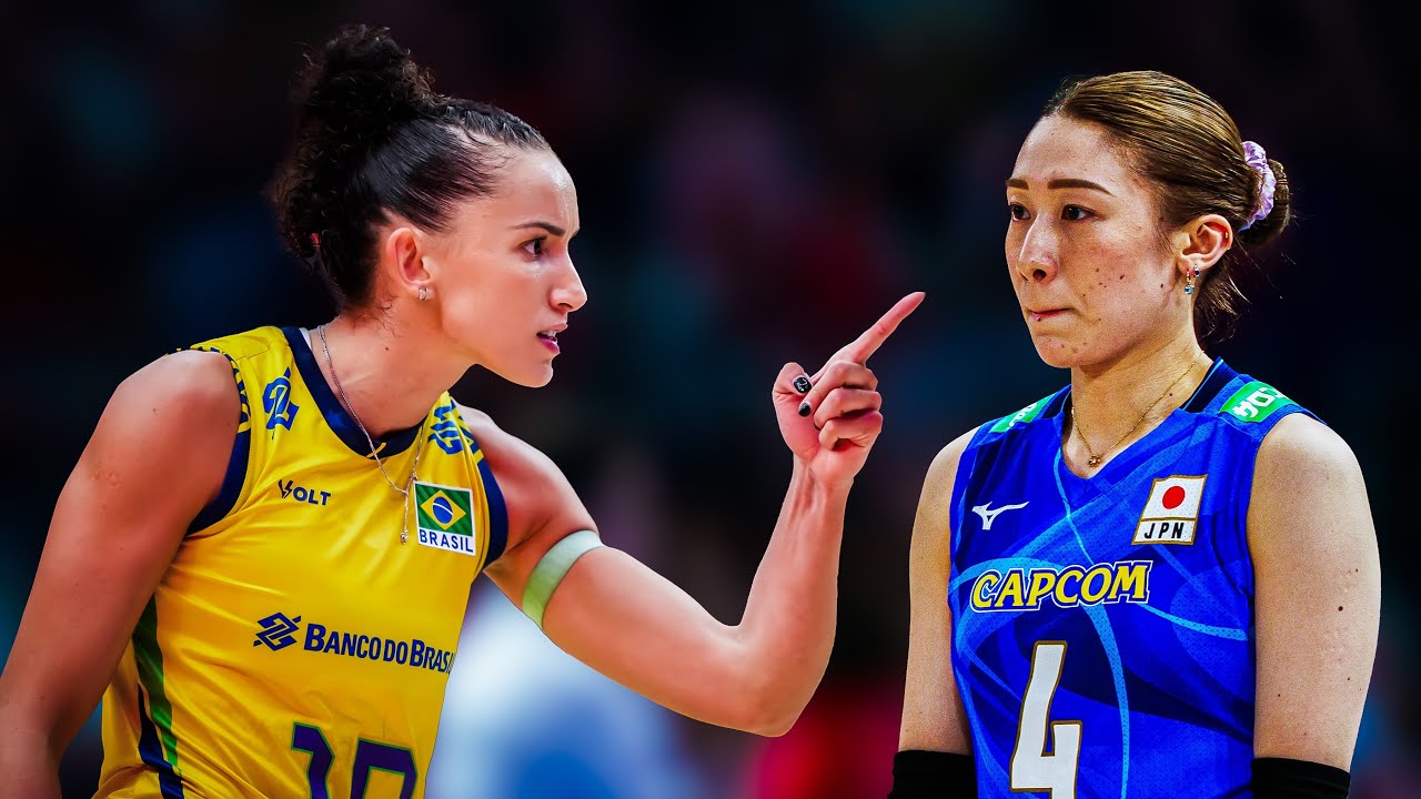Japan vs Brazil | Epic Showdown in Women's Volleyball History 🇯🇵🇧🇷
