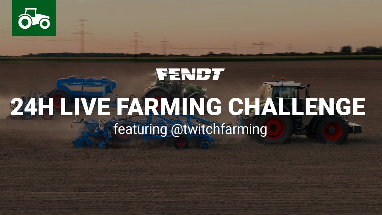 Fendt 24h LIVE Farming Challenge 🚜