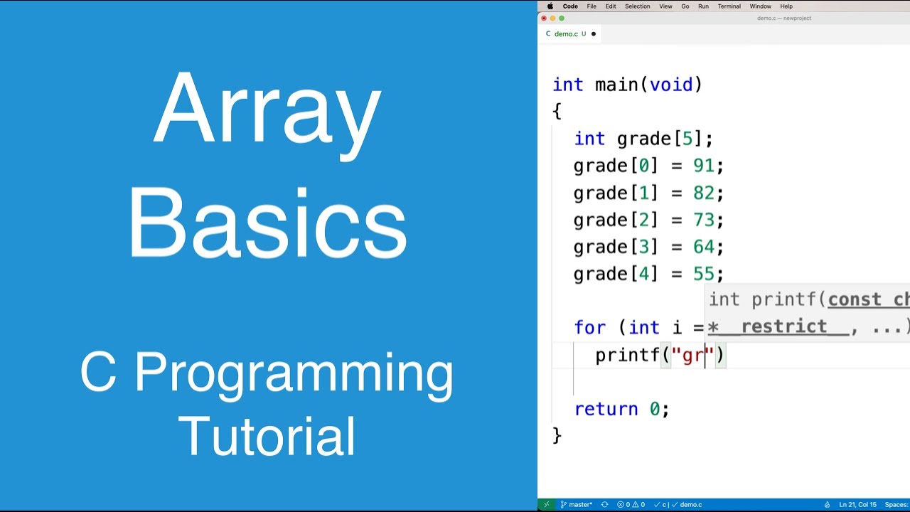 C Programming Arrays Tutorial: Learn the Basics with Examples 📚