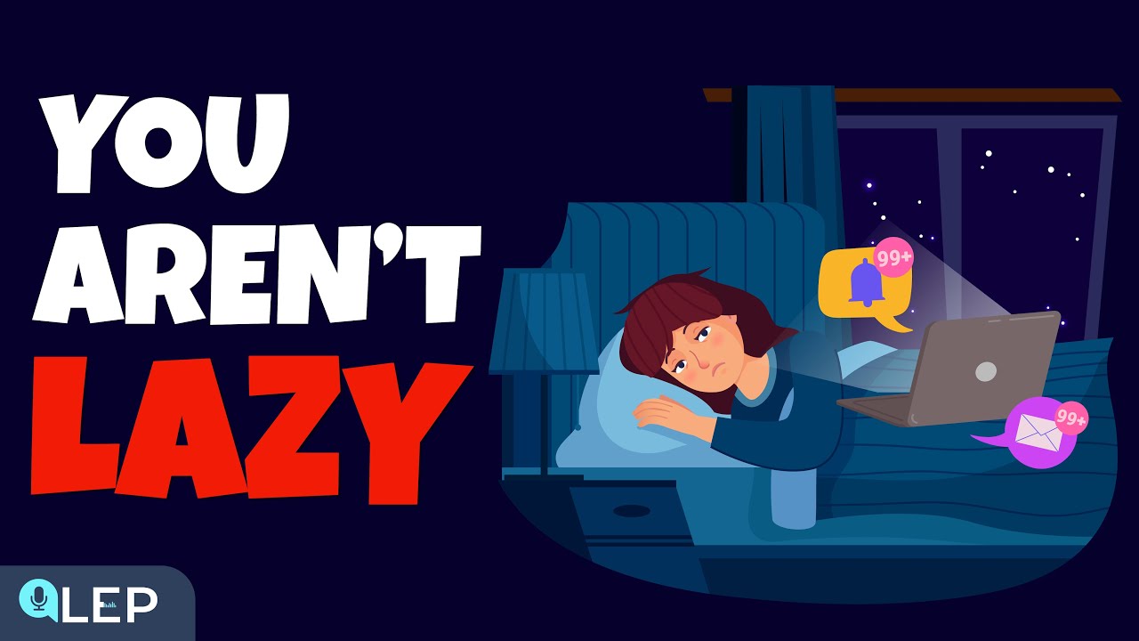 Slow English Podcast for Beginners | You're Burnt out, NOT Very Lazy | Learn English Podcast