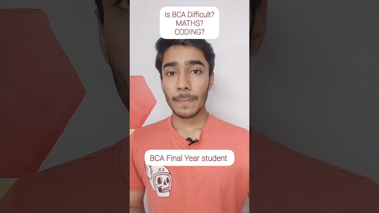 Is BCA and Coding Difficult? 📚