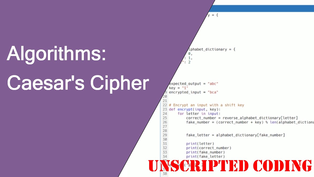 Learn How to Create a Simple Caesar Cipher in Python 🔐