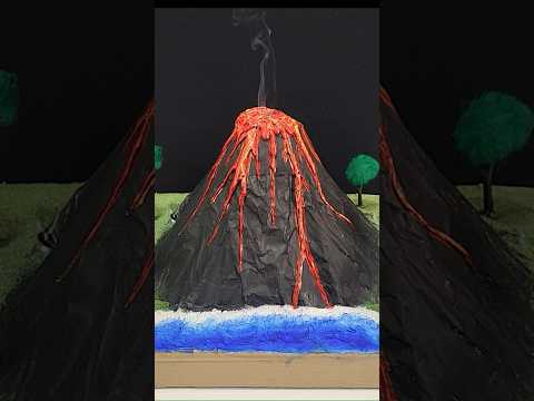 Volcano working model for school project | Science project for school #volcano  #scienceproject