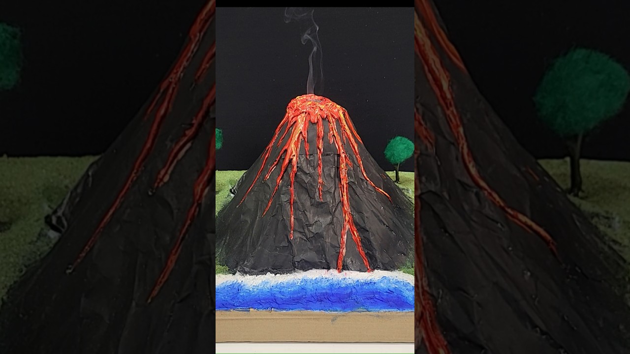 Volcano Model for School Science Project