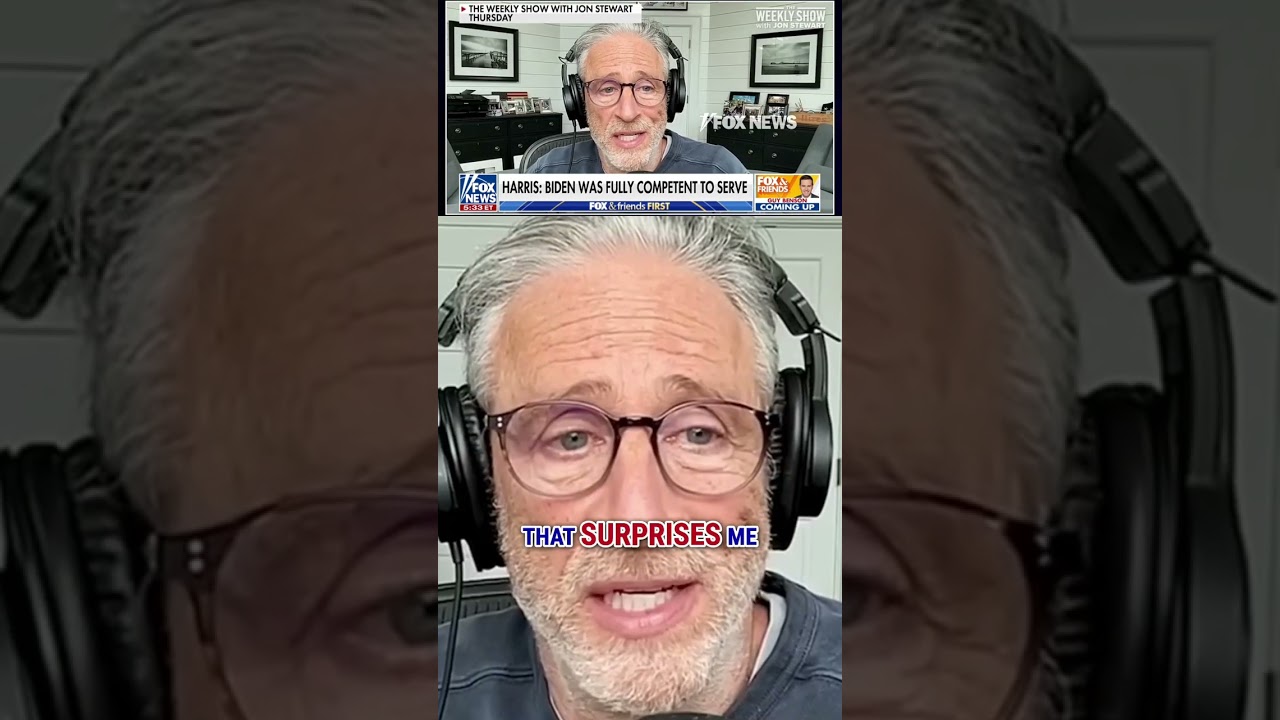 Kamala Harris Surprises Jon Stewart with Bold Support for Biden 🇺🇸