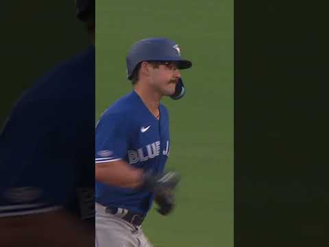 Davis Schneider's First MLB Home Run in his first at-bat #NextLevel #BlueJays