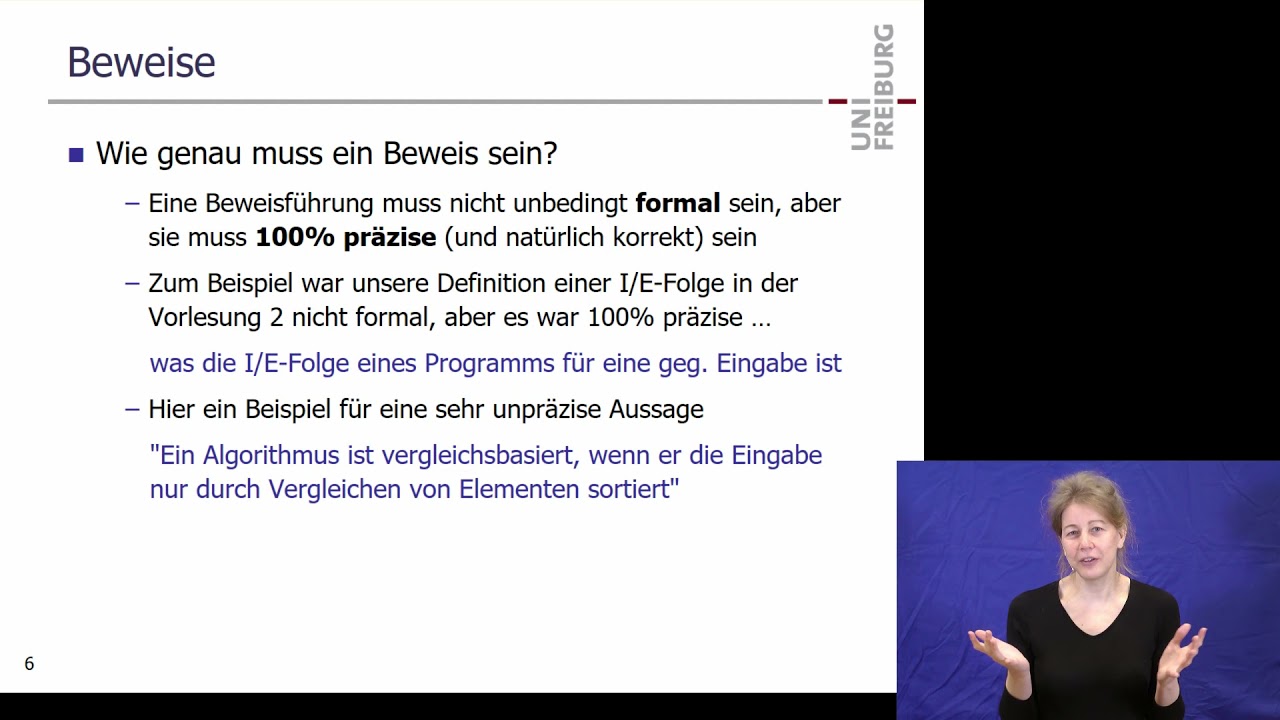 Algorithmen & Datenstrukturen SS 2021 – Vorlesung 3 mit Prof. Bast 📚