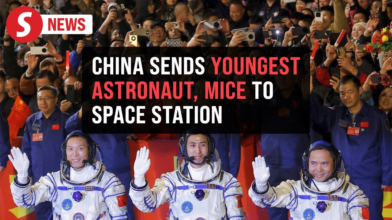 China's Shenzhou-21 sends youngest astronaut, mice to 'Heavenly Palace' space station