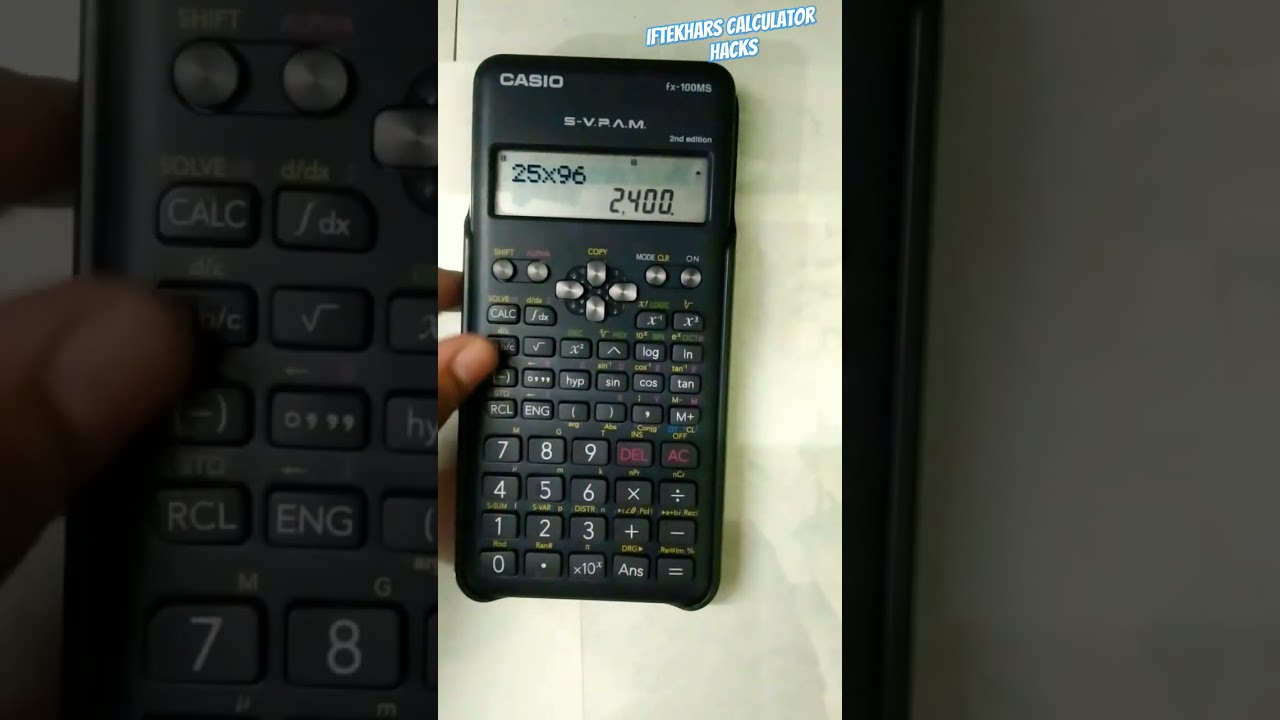How to save any data in casio fx-100 ms calculator. #shorts #calculator
